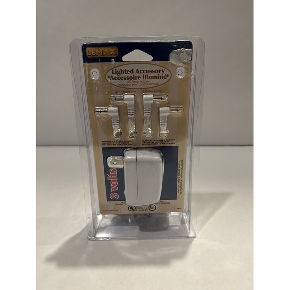 Lemax Lighted Accessory AC Power Adapter 4. -Output Jacks 3 volts - Picture 1 of 3